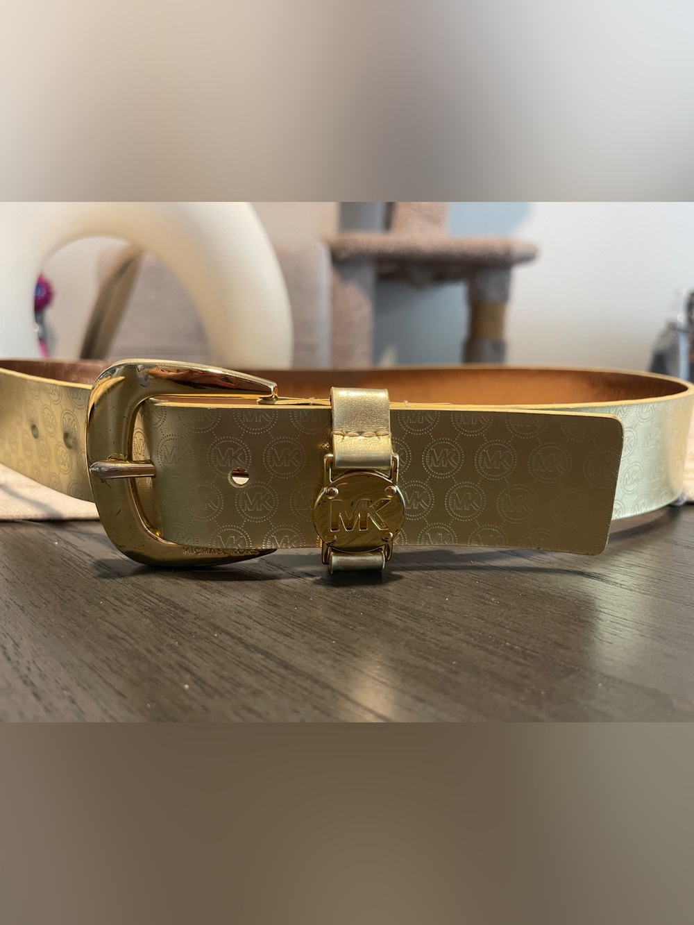 Michael Kors Gold Belt